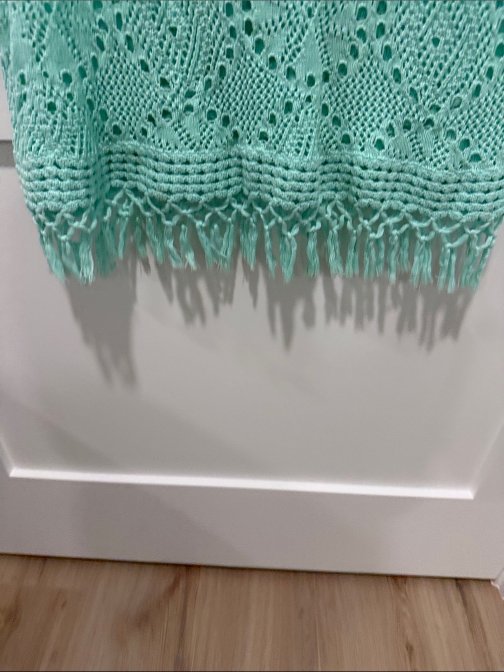 Lilly Pulitzer Mint Crochet Fringe Coverup - Picture 3 of 4